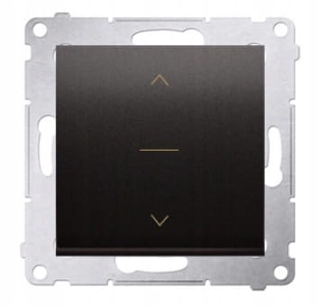 Simon 54 łącznik żaluzjowy trójpozycyjny antracyt 01